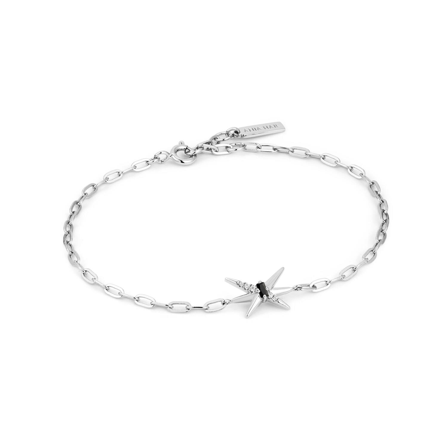  Polished Punk - Gliederarmbänder - Silber / Rhodiniert - Zirkonia - 19cm